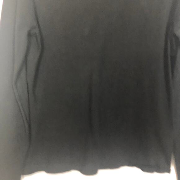 August Silk Blend V-Neck Long Sleeve Black Knit Sweater Size L - Picture 8 of 10